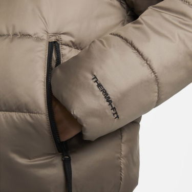 Пухо яке Nike Sportswear Therma-FIT Repel Women's Synthetic-Fill Hooded Jacket Кафяво | DX1797-040, 3