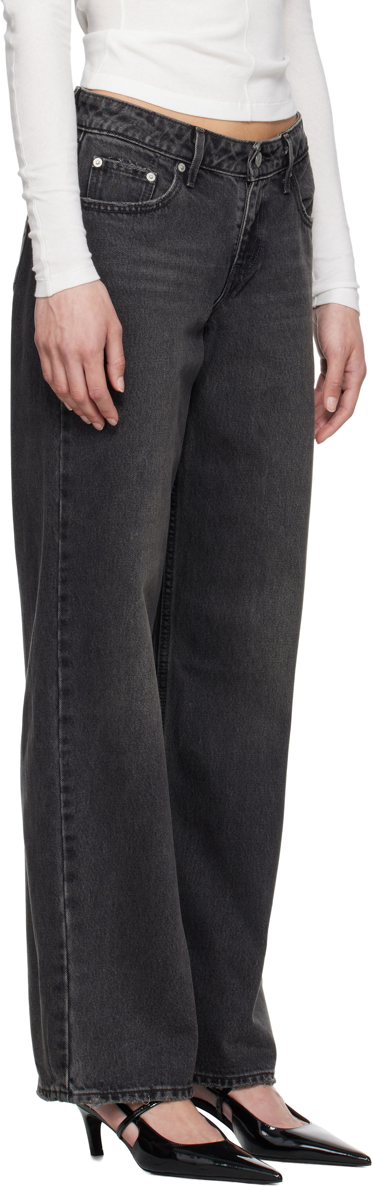 Дънки Levi's Black Low Loose Черно | A5566-0000, 1