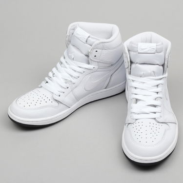 Кецове и обувки Jordan Air Jordan 1 Retro High OG "White Perforated" Бяло | 555088-100, 2