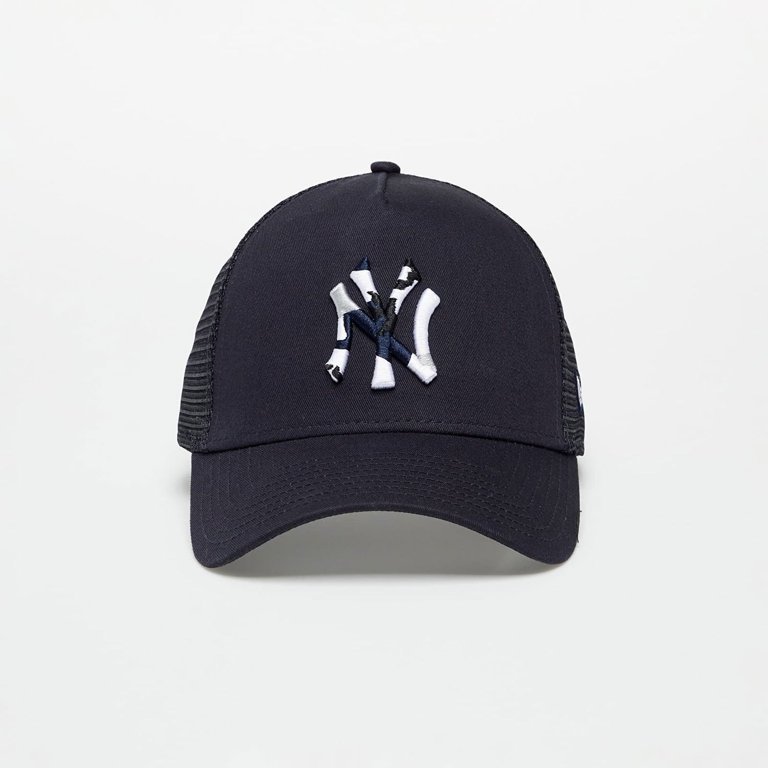 Шапка с козирка New Era New York Yankees Team Camo Infill A-Frame Trucker Cap Тъмно синьо | 60298749, 0