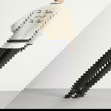 Пуловер Human Made Varsity H Patch Clover Embroidered Zip-Up Knit Cardigan Large Многоцветен | HM30CS020-WHT, 4