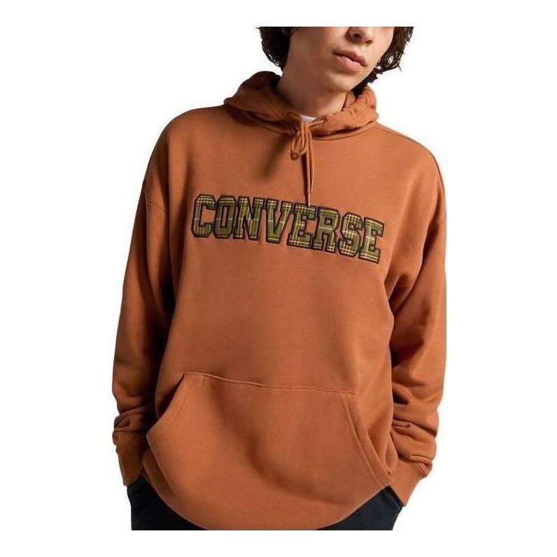 Суитчър Converse All Star Logo Namesake Hoodie Кафяво | 10025629-A03, 0