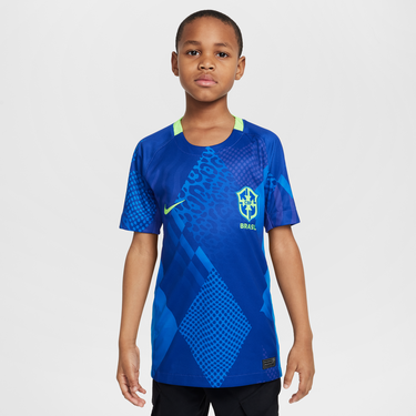 Фланелка Nike Brazil Stadium 2025 Dri-FIT Replika Jersey Синьо | FZ9195-458, 3
