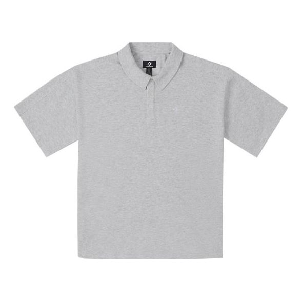 Поло тениска Converse Waffle Polo Shirt Сиво | 10027230-A02