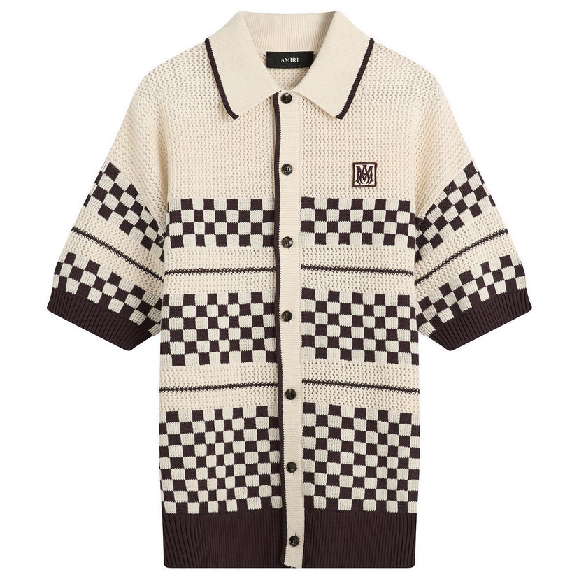 Риза AMIRI Checkered Mesh Shirt Многоцветен | AMTOKN1083-271