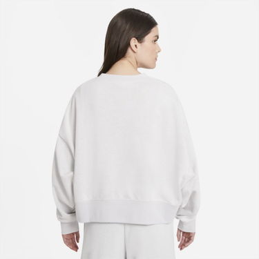 Суитчър Nike Sportswear Collection Essentials Oversized Fleece Crew Бяло | DJ6937-094, 2