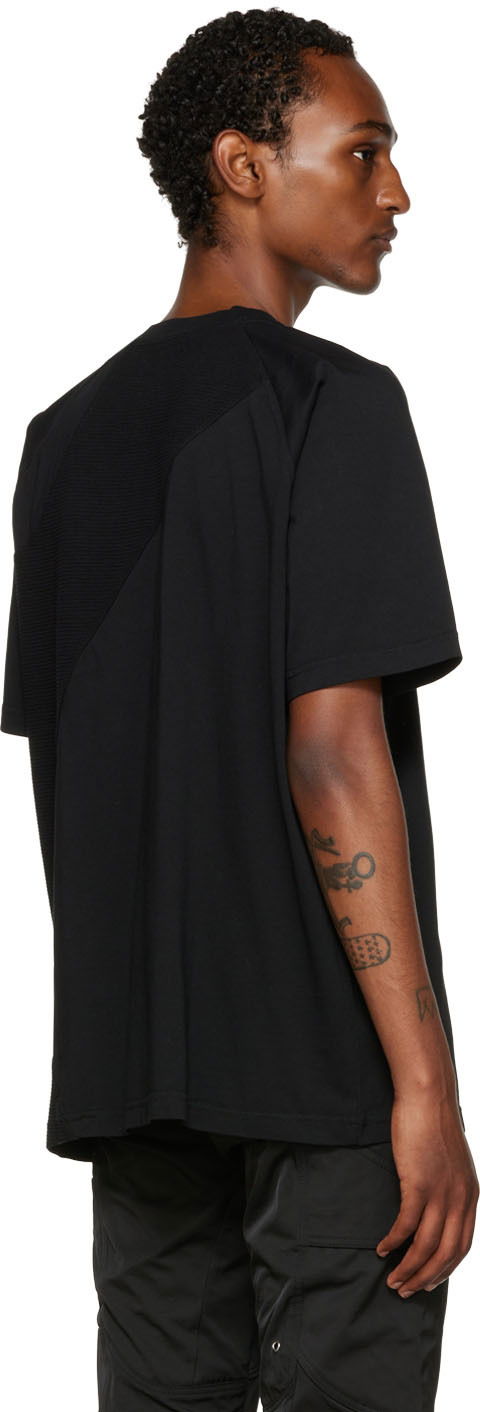 Тениска HELIOT EMIL Paneled T-Shirt Черно | HE_M_09_031_C01_BLK01, 1