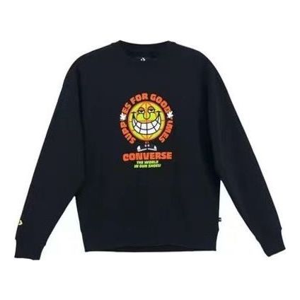 Суитчър Converse GOOD TIMES Graphic Crew Sweatshirt Черно | 10022318-A01