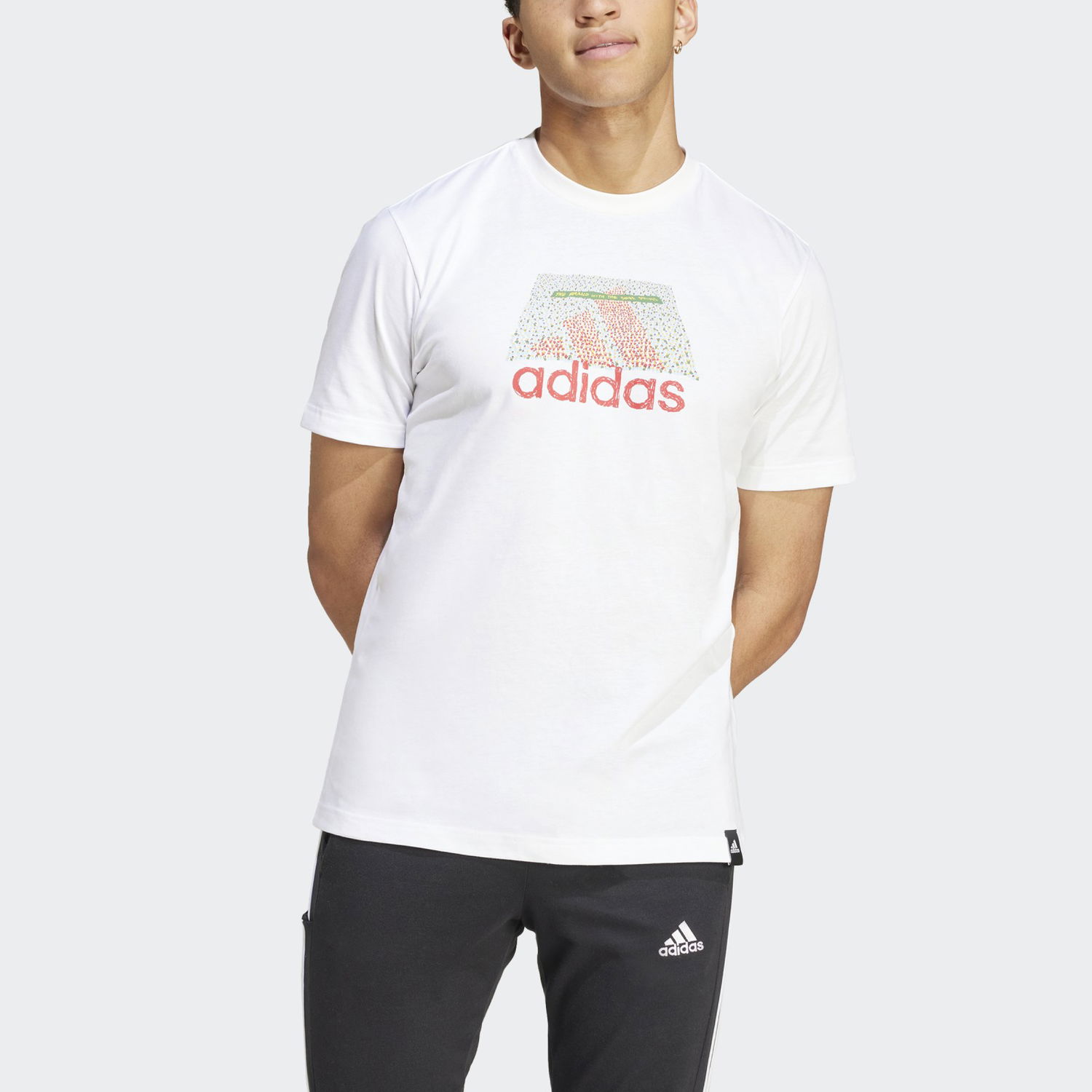 Тениска adidas Performance Men's Graphic T-Shirt Бяло | IW2640, 0