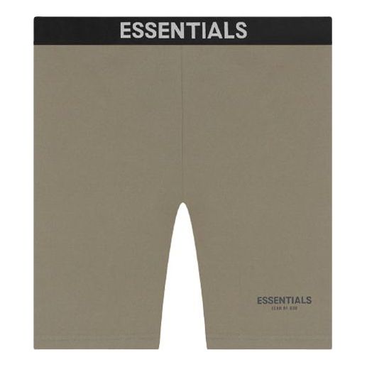 Къси панталони Fear of God Essentials Athletic Biker Shorts Зелено | FOG-SS21-570
