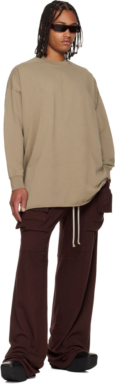 Суитчър Rick Owens DRKSHDW Concordians Tommy LS Sweatshirt Бежово | DU02E7292 RIGP, 3
