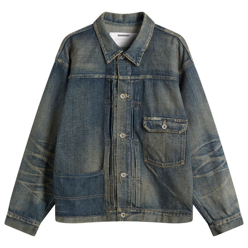 Яке Neighborhood Savage Denim Type-1 Jacket Синьо | 252XBNH-JKM02-IND