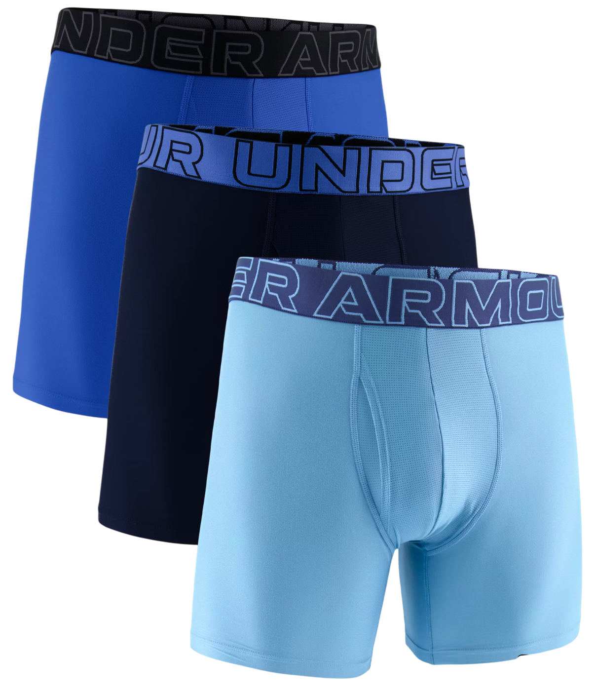 Боксерки Under Armour Under Armour SOLID 6in 3-Pack Boxer Shorts Тюркоазено | 1383878-418, 0