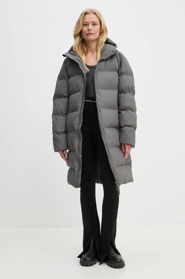 Пухо яке Rains Long Puffer Down Jacket Сиво | 15130.13, 2