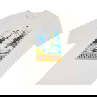 Тениска HERON PRESTON Halftone Heron Short-Sleeve Tee Бяло | HMAA032F22JER0140146, 1