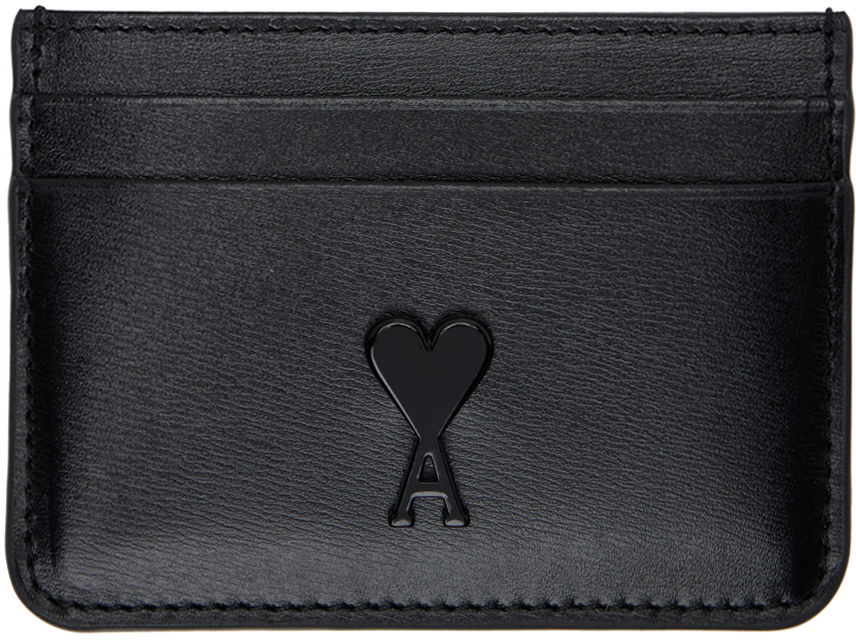 Портфейл AMI Paris de Cœur Card Holder Черно | USL013.830, 0