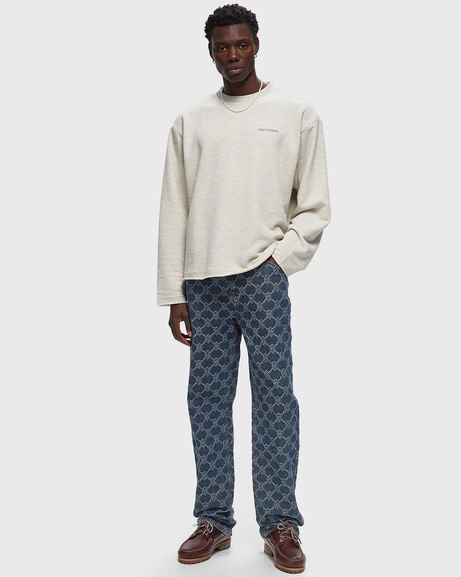Пуловер DAILY PAPER ANIOLA SWEATER Бежово | 2421113, 1