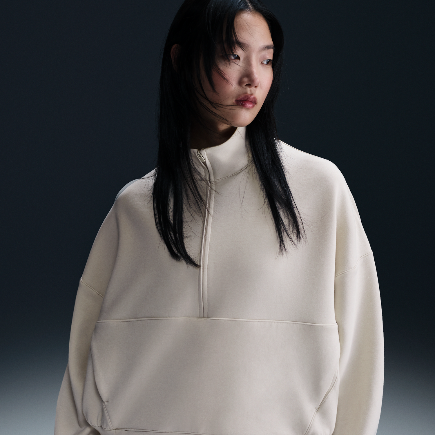Пуловер Nike Nike 24.7 Impossibly Soft Dri-FIT Relaxed Half-Zip Top Бяло | HQ8188-104, 1