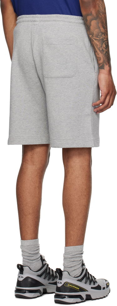 Къси панталони Moncler Moncler Logo Patch Cotton Shorts Сиво | K20918H0000489AZU, 2