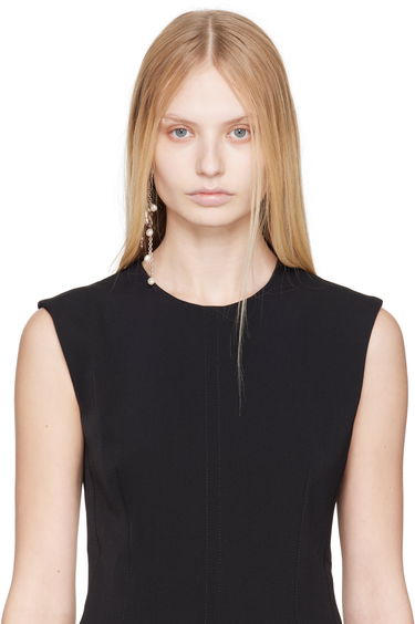 Обеци Acne Studios Acne Studios Claw Charm Drop Earring Металик | C50454-, 2