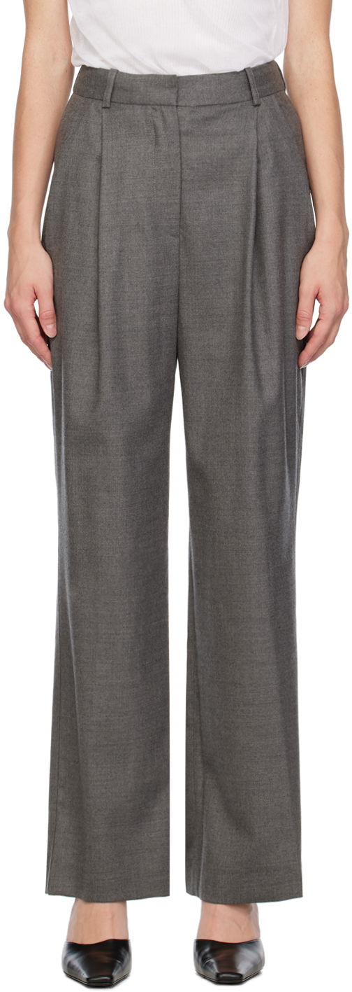 Панталони Loulou de Saison Loulou de Saison Solo Trousers Сиво | SOLO, 0