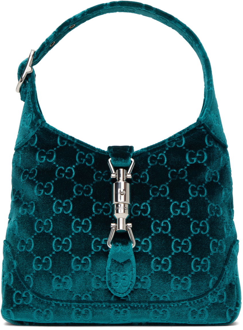 Чанта през рамо Gucci Jackie 1961 Small Shoulder Bag Зелено | 764303 FACLM, 0