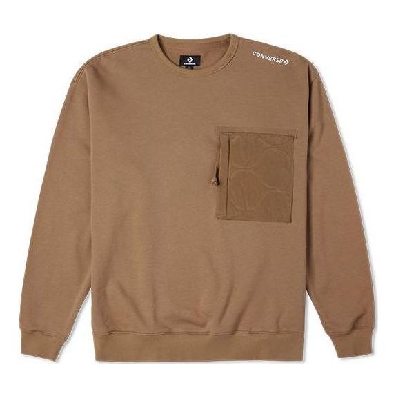 Суитчър Converse Cozy Utility Crew Кафяво | 10025052-260