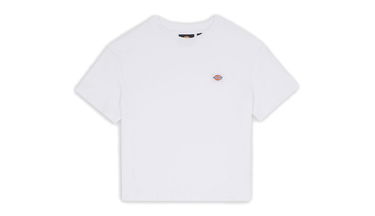 Съкратен топ Dickies Oakport Cropped T-Shirt Бяло | DK0A4Y8L-WHX, 0