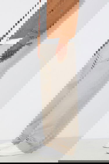 Панталони Champion Plain Wide-Leg Relaxed Fit Trousers Бежово | 220013, 3