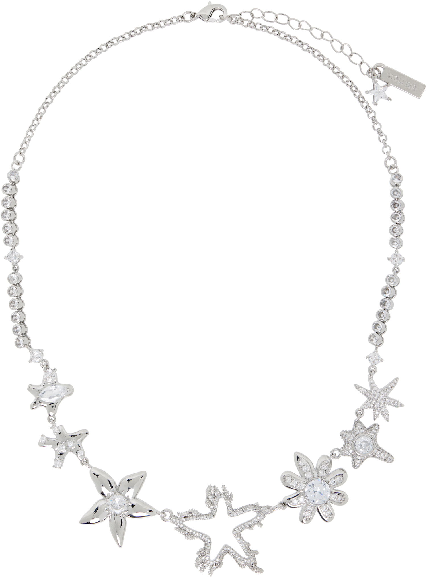 Колие Collina Strada Collina Strada Star Flame Constellation Crystal Charm Necklace Металик | XX1306, 0