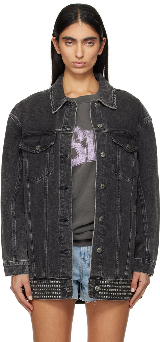 Altar Phoenix Trucker Denim Jacket with Studs