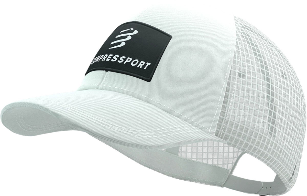 Шапка с козирка Compressport Trucker 6P Cap Бяло | xhwu6980018, 0