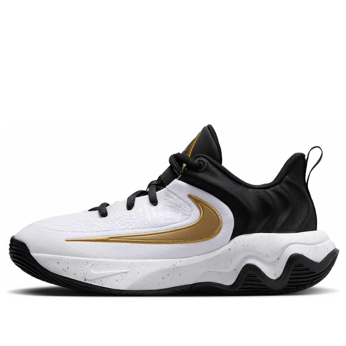 Кецове и обувки Nike Giannis Immortality 4 'Black White Gold' (GS) Бяло | IH7664-003, 0