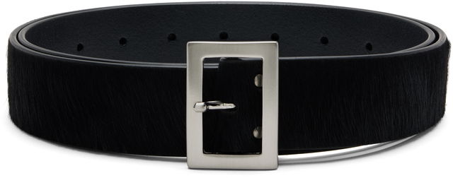 Calf Hair Square Buckle Belt Concordians Stooges