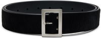 Calf Hair Square Buckle Belt Concordians Stooges