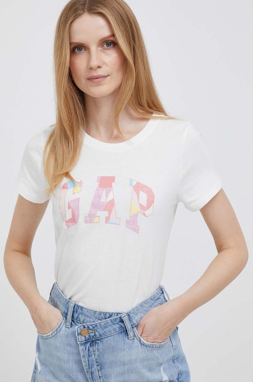 Тениска GAP Logo Tee Бяло | 715014.005SPLOGOA, 0