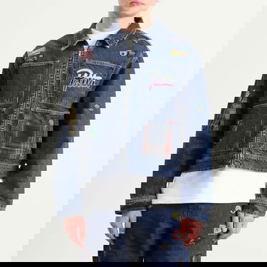 Яке Patta Patta Whole Lotta Labels Denim Jacket Синьо | POC-AW25-4200-348-0022-197, 2
