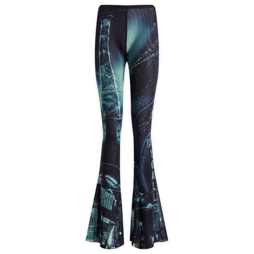 Клинове Jean Paul Gaultier Pigalle Print Mesh Trousers Черно | 2430FPA157T55259560100