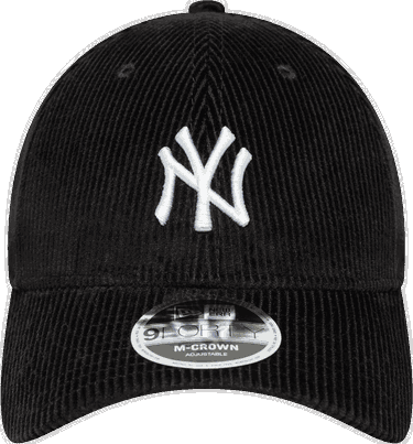 Шапка с козирка New Era MLB New York Yankees 9Forty Corduroy Adjustable Cap Черно | 60691062-1, 2