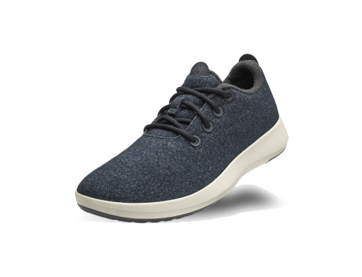 Кецове и обувки Allbirds Wool Runner Mizzles Черно | 6858889887824