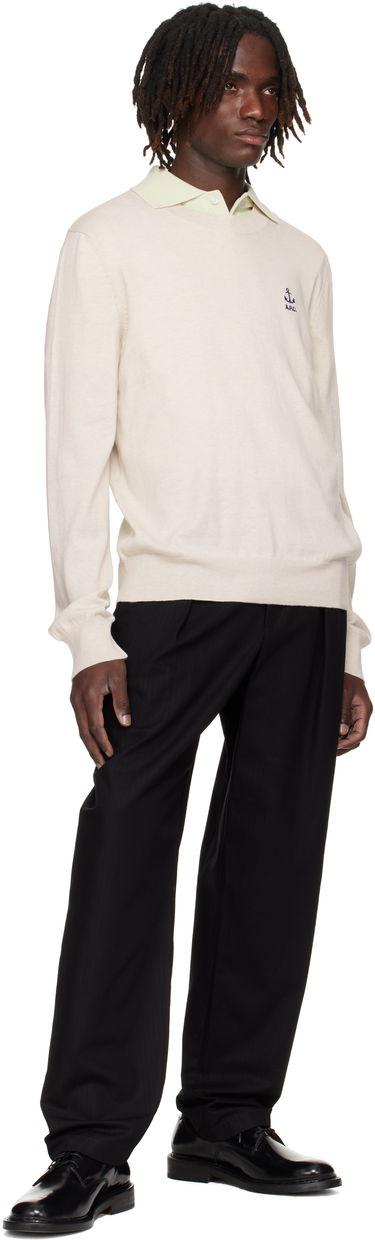Панталони A.P.C. A.P.C. Renato Pleated Trousers Черно | COHHW-H08428, 3