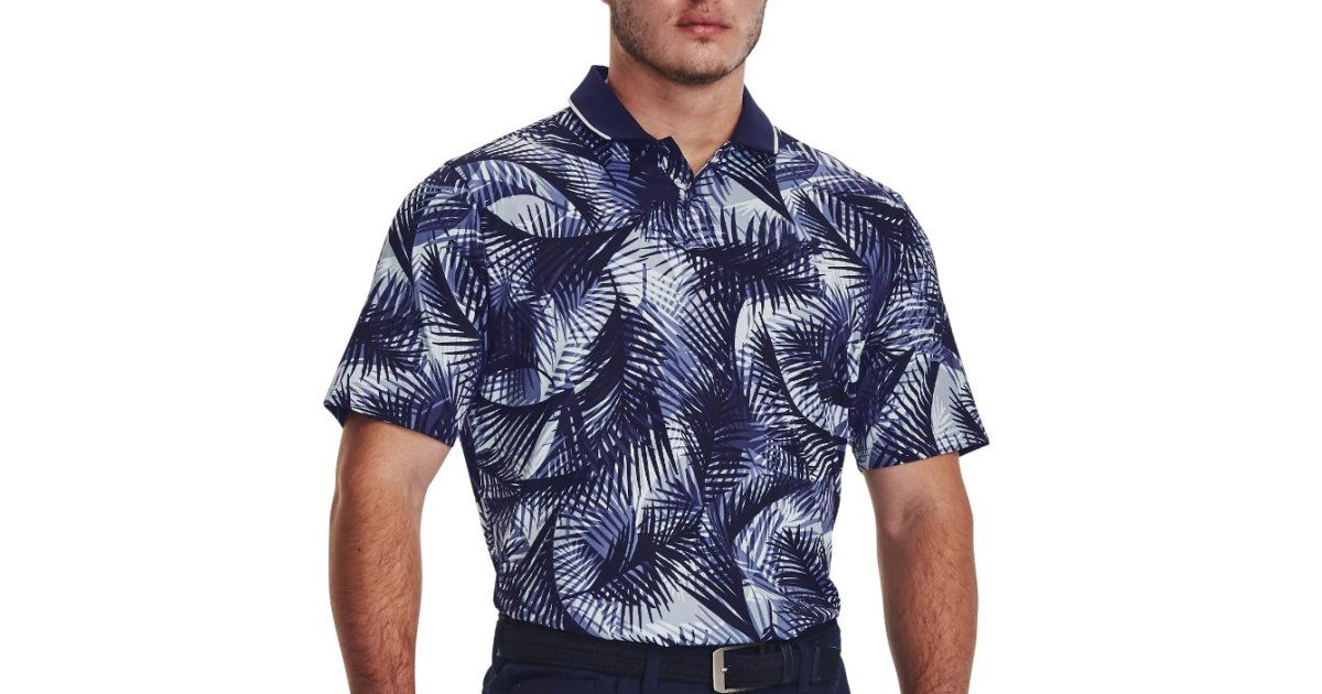 Поло тениска Under Armour Iso-Chill Graphic Palm Polo Shirt Многоцветен | 1377367-410, 1