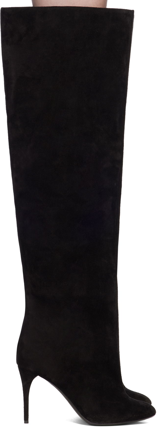 ALAÏA Suede Knee-High Boots