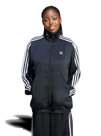 Яке adidas Originals Loose Satin Jacket Сиво | IU2516