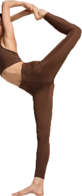 Клинове Puma STUDIO CLOUDSPUN RIB HW FL TIGHT Кафяво | 525680-65, 2