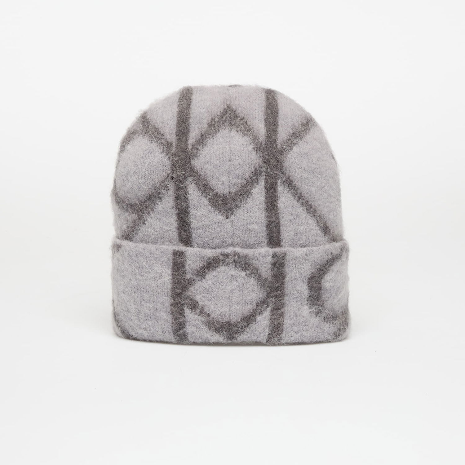 Шапка CALVIN KLEIN Emblem Aop Brushed Beanie Сиво | LV04D8071G N3Z, 0