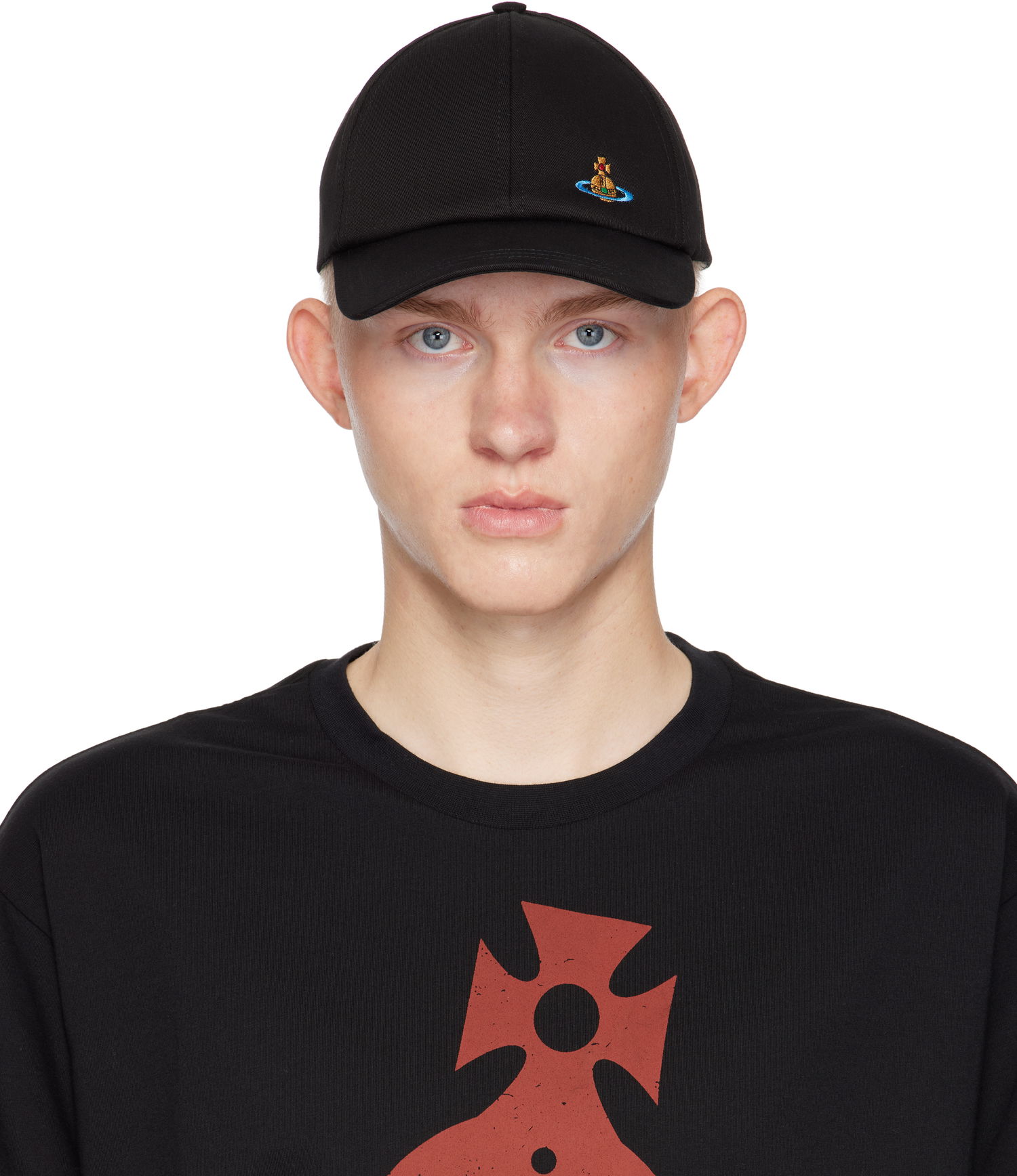 Шапка с козирка Vivienne Westwood Baseball Cap Черно | 81020019-W00DD-AAA-, 0