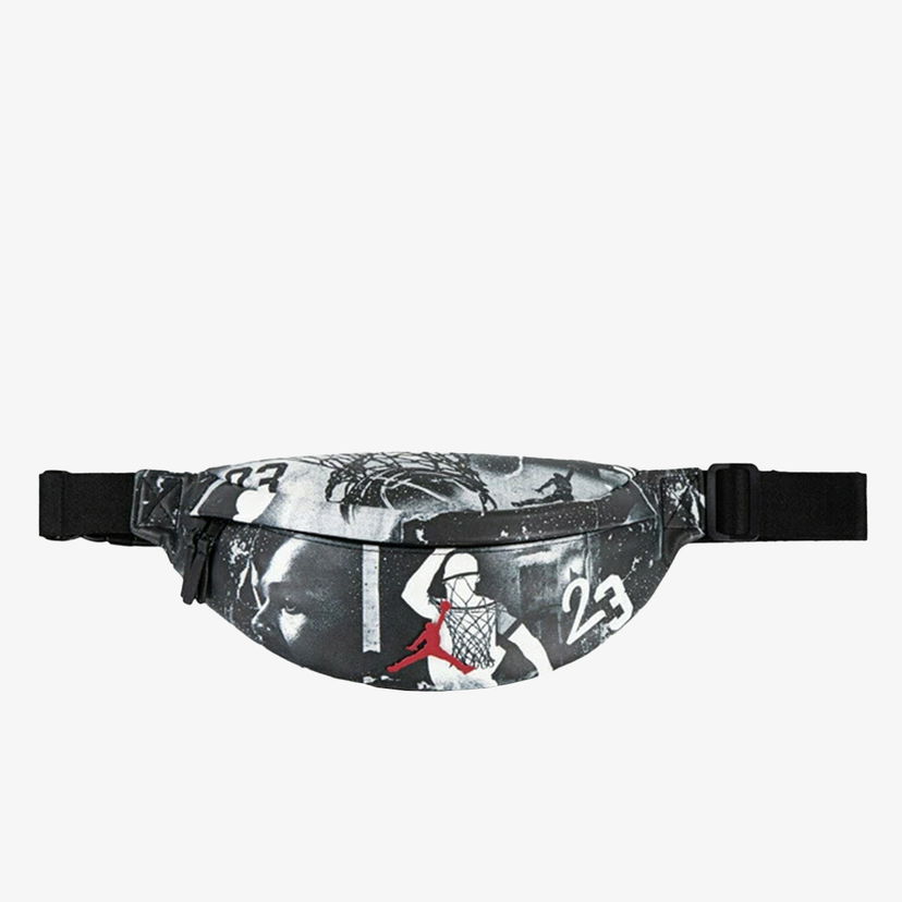 Чанта за кръста Jordan Jordan Jam Borough Graphic Print Crossbody Bag Черно | MA9065-G0J