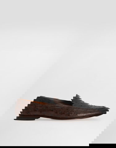 Аксесоари Dolce & Gabbana Dolce & Gabbana Ostrich Leather Loafers Кафяво | A50716AE43680178, 0