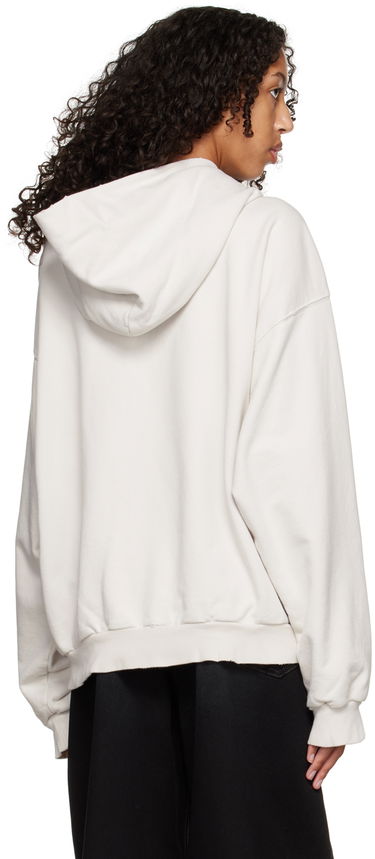 Суитчър Balenciaga Balenciaga Embroidered Hoodie Бяло | 720426 TNVV1, 2